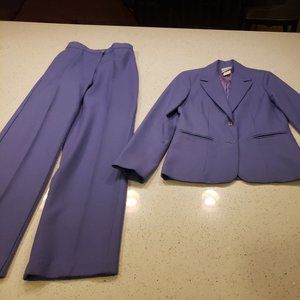 Vintage 1970’s Bending Easy Mervyns Purple Suit Women’s size 10